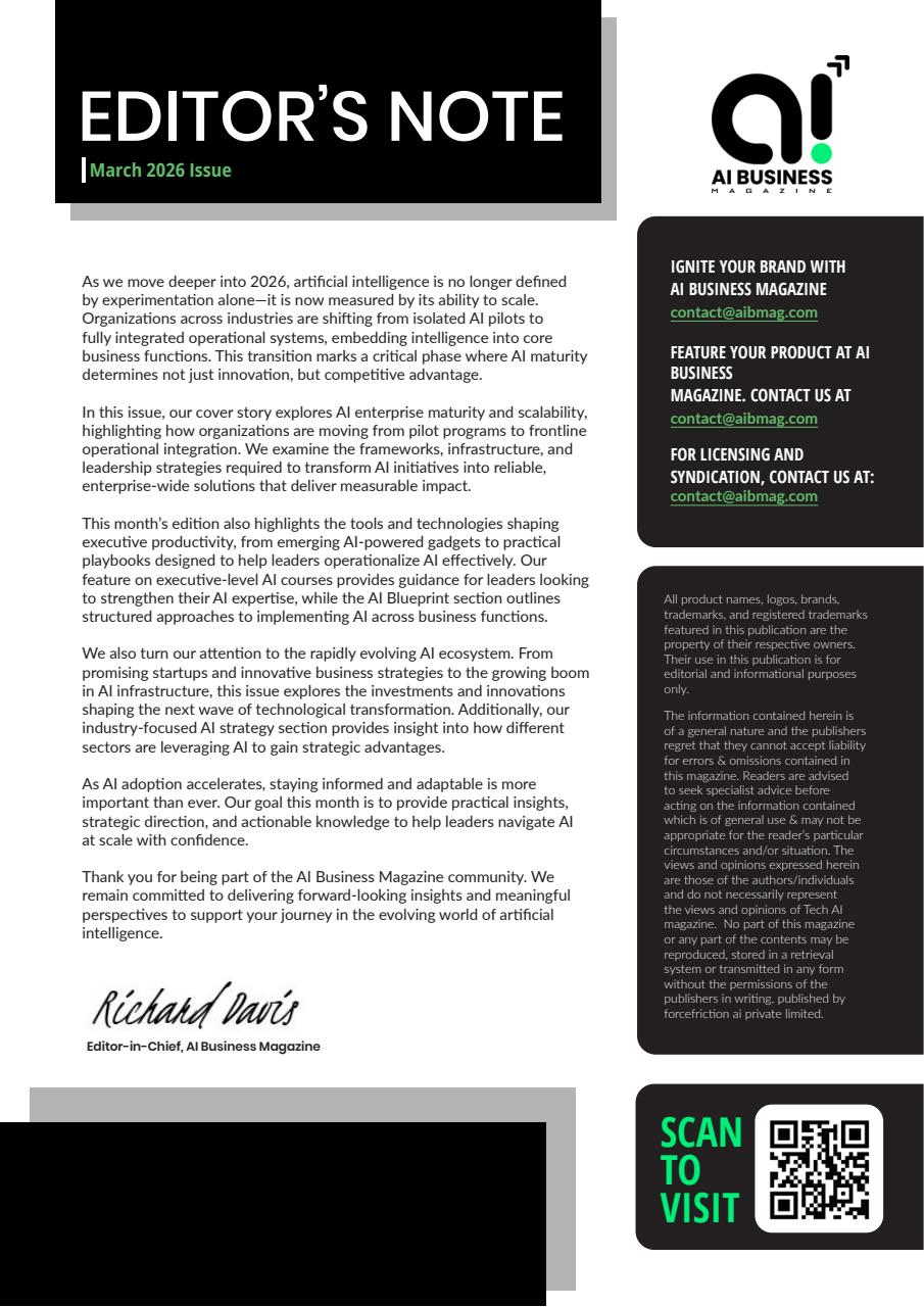 AI Business Magazine Preview Pages
