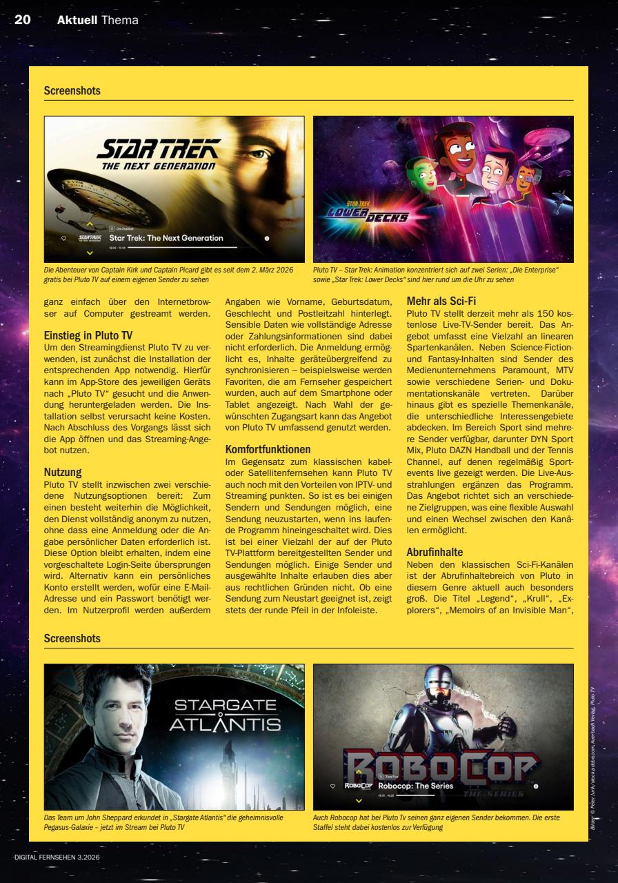 Digital Fernsehen Preview Pages