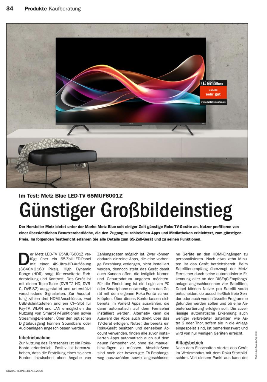 Digital Fernsehen Preview Pages