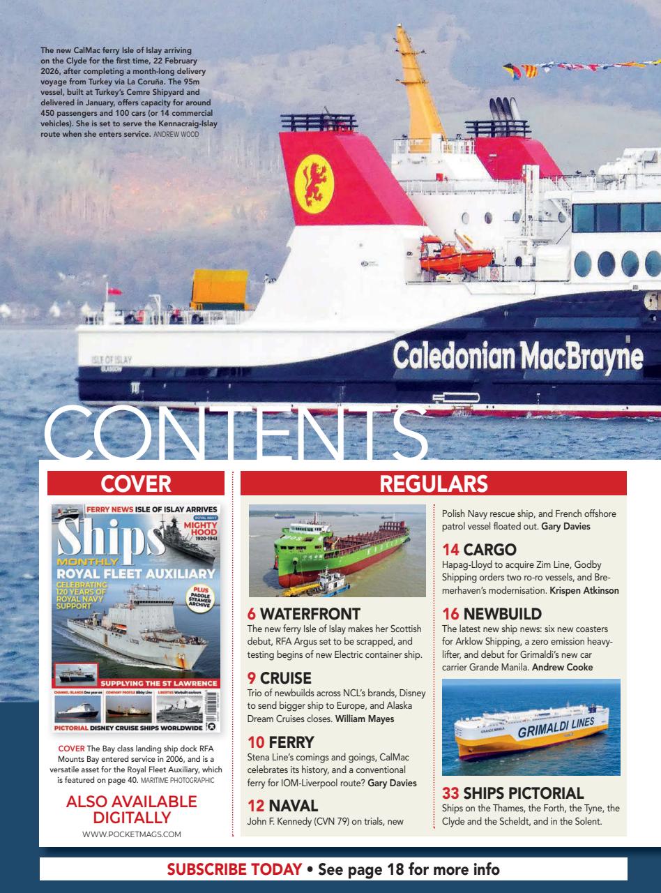 Ships Monthly Preview Pages