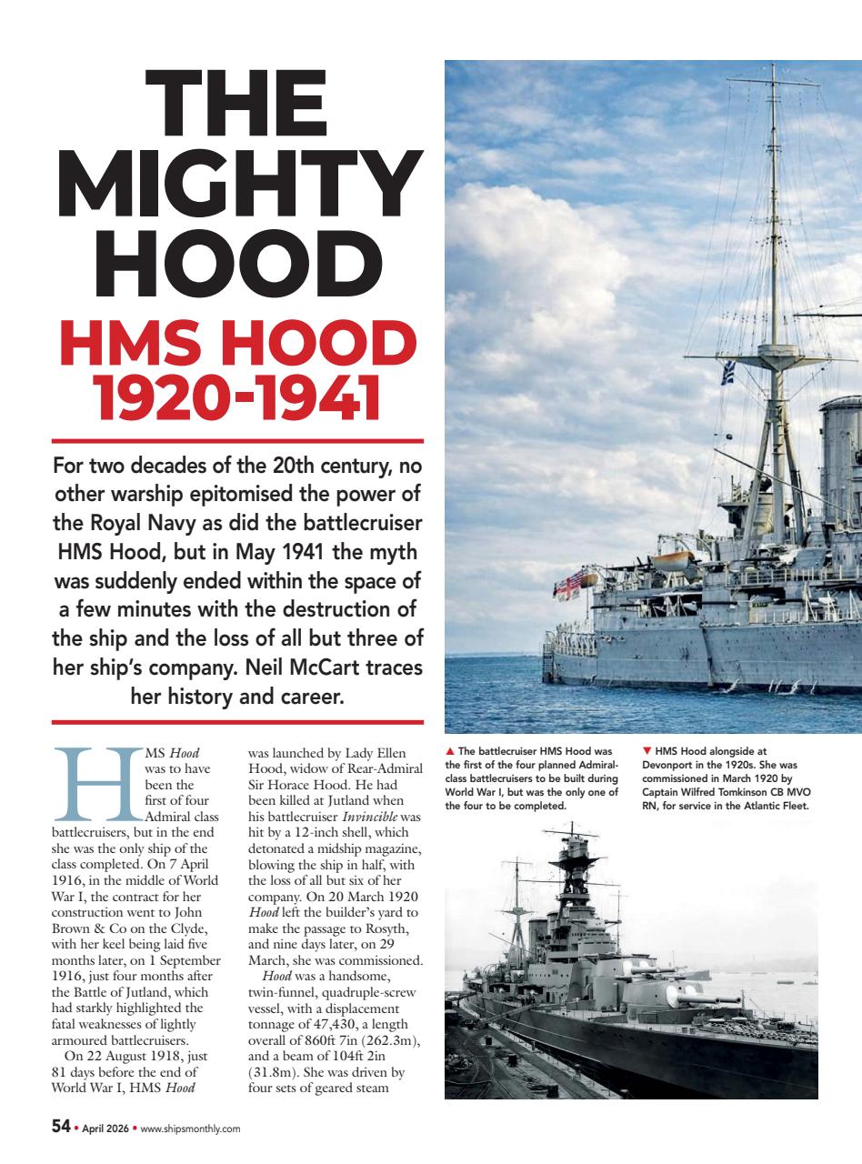 Ships Monthly Preview Pages