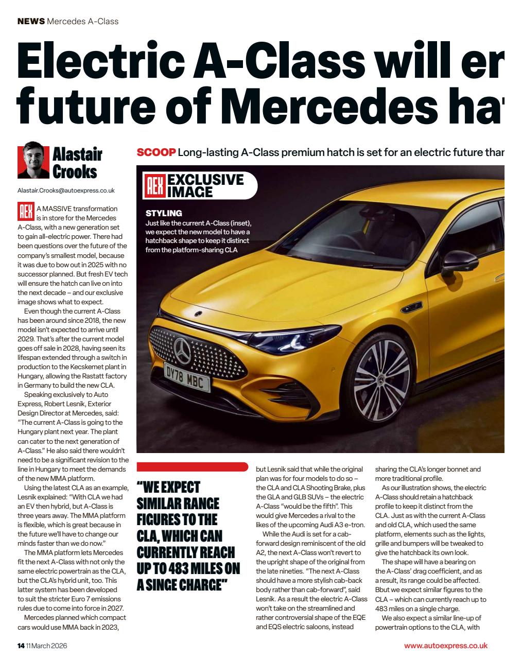 Auto Express Preview Pages