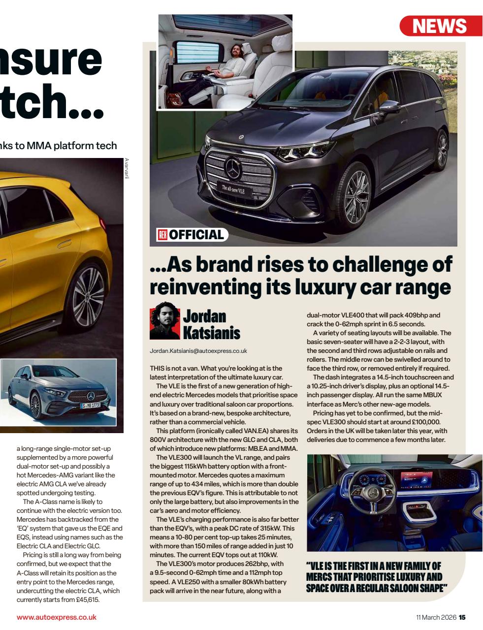 Auto Express Preview Pages