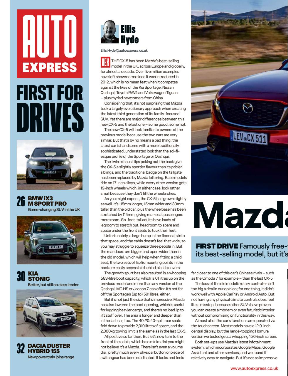 Auto Express Preview Pages