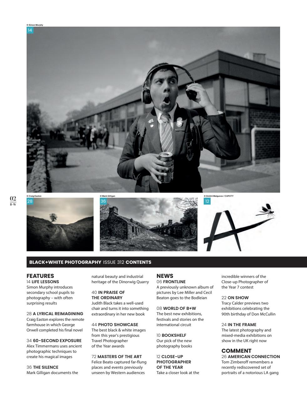 Black+White Photography Preview Pages