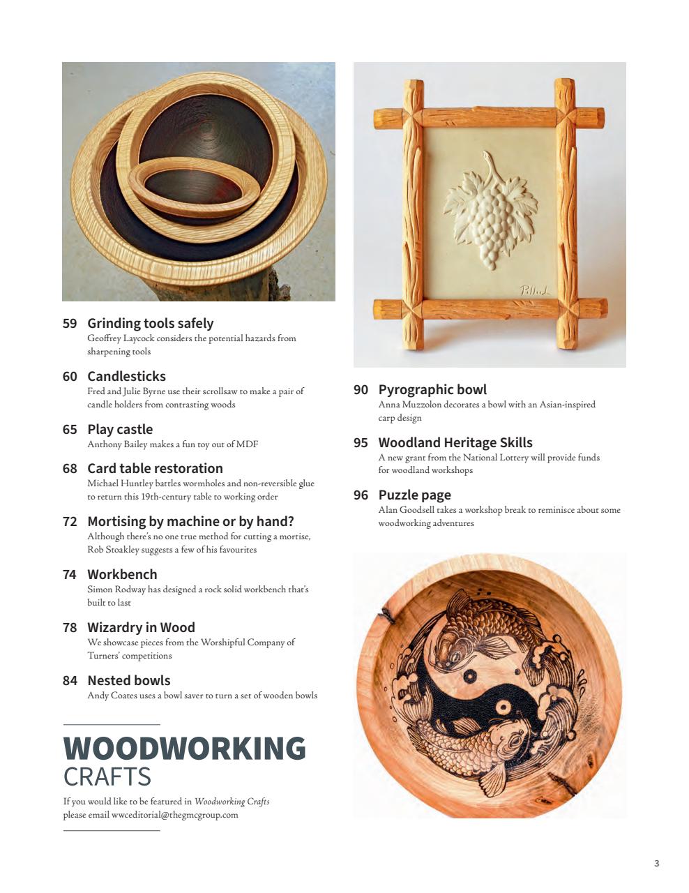 Woodworking Crafts Magazine Preview Pages