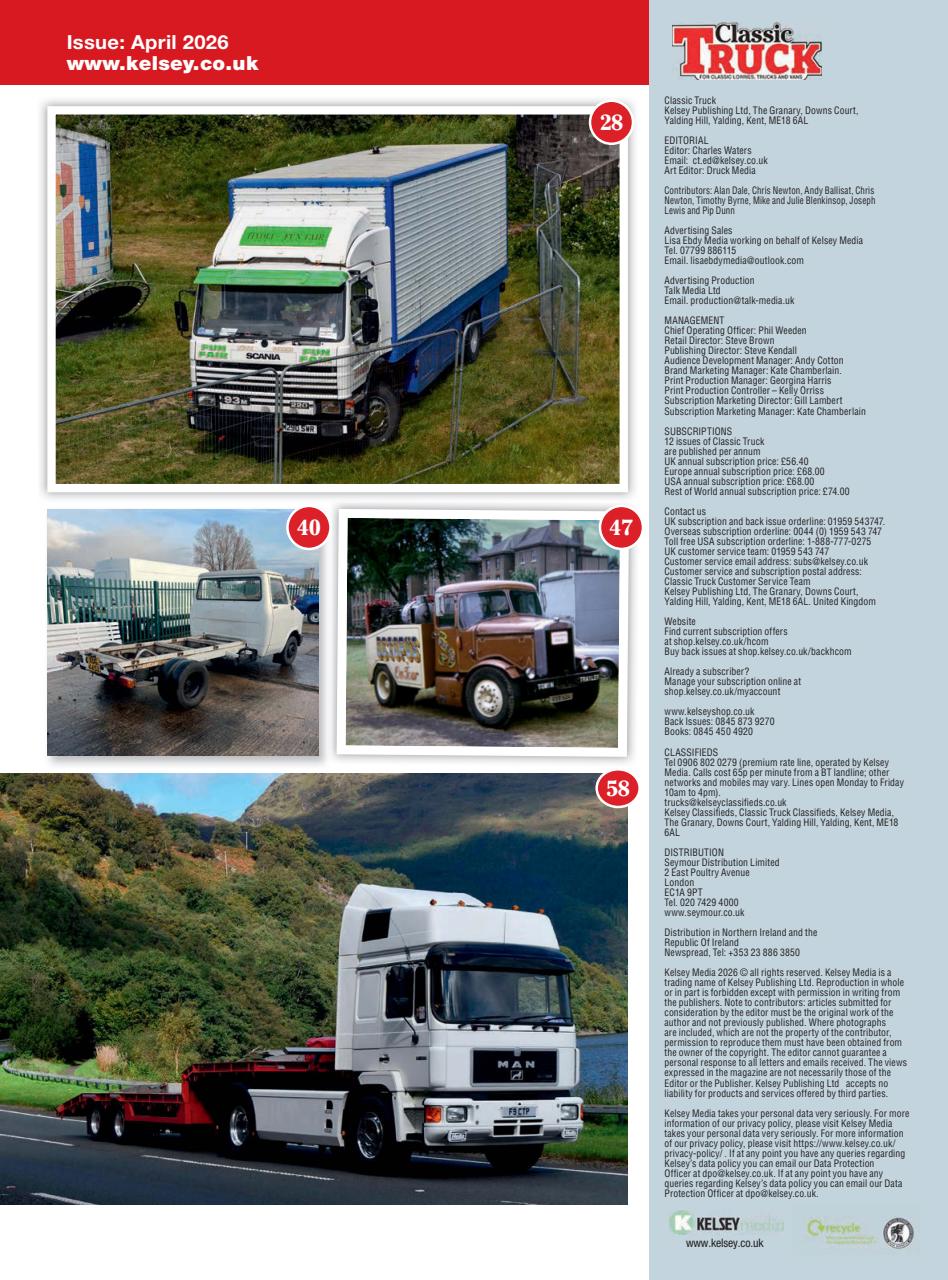 Classic Truck Preview Pages