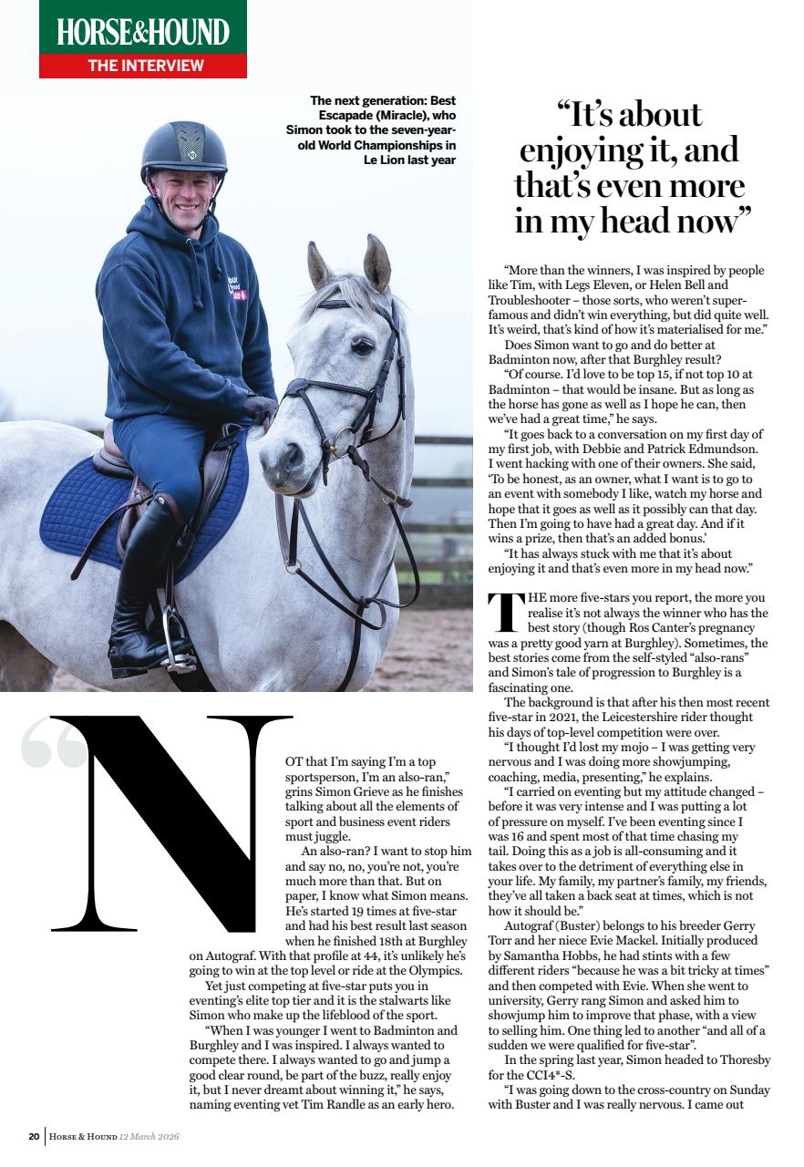 Horse & Hound Preview Pages