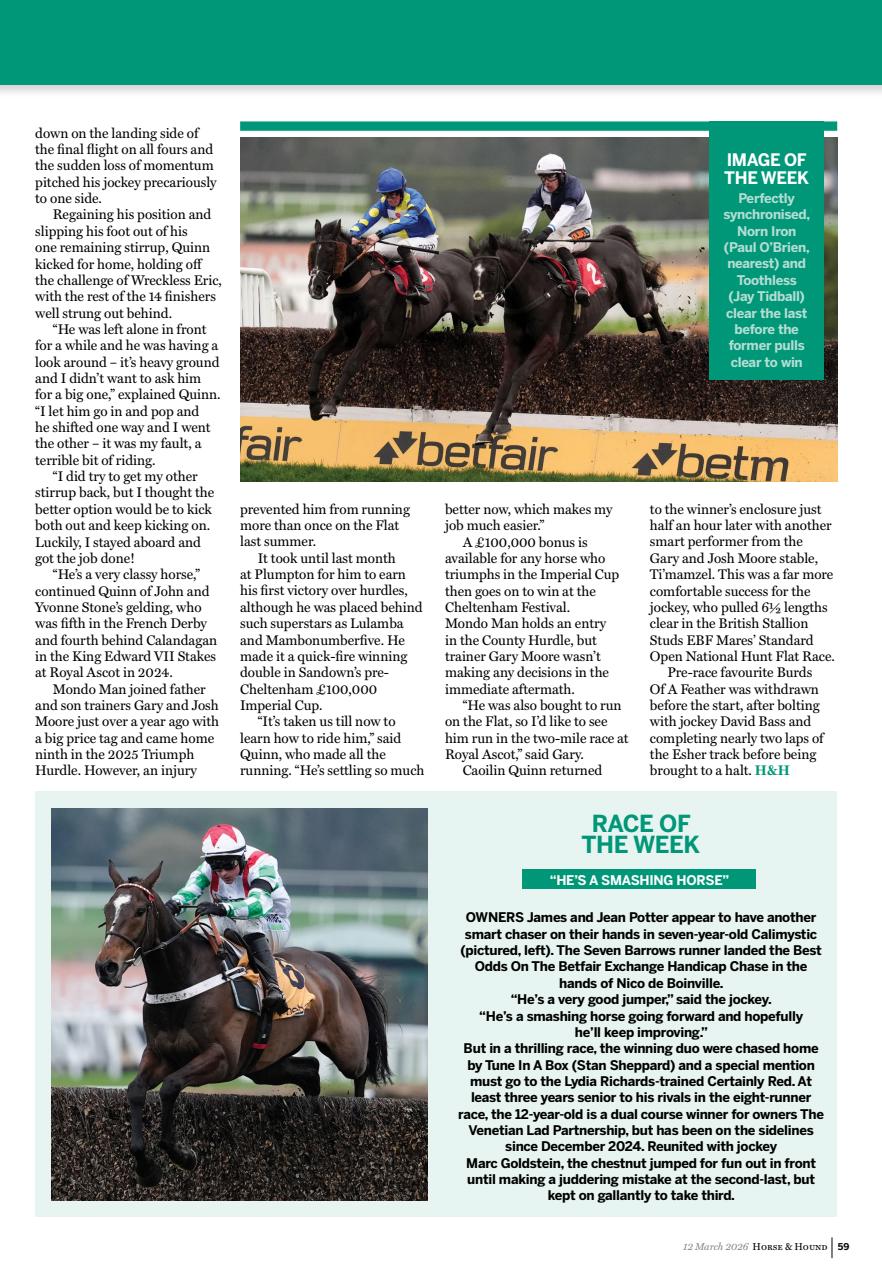 Horse & Hound Preview Pages