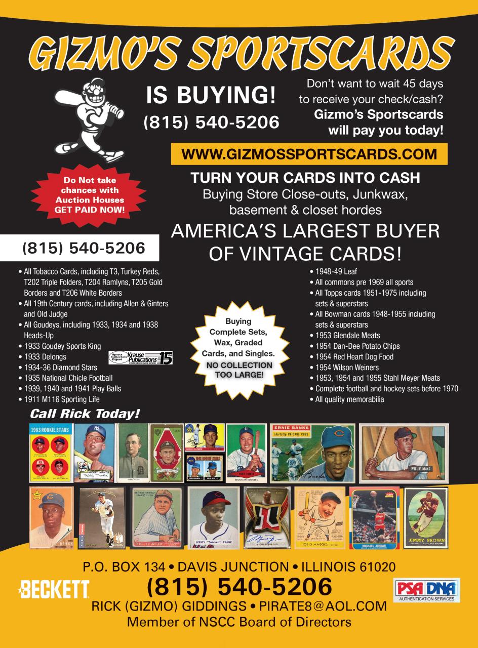 Beckett Vintage Collector Magazine Preview Pages