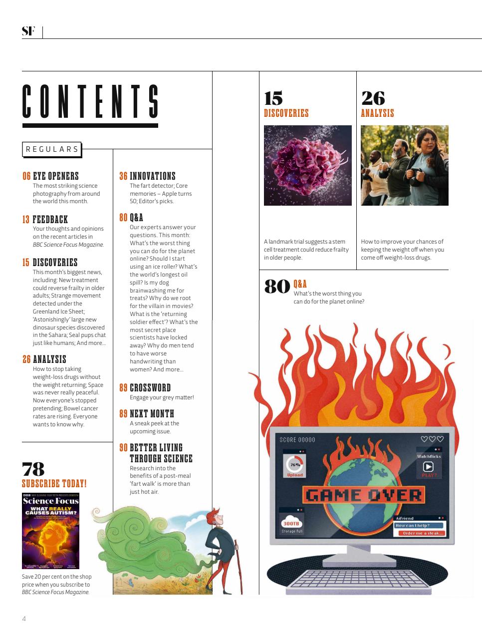BBC Science Focus Magazine Preview Pages