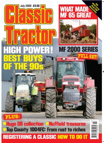 Classic Tractor issue July 2009