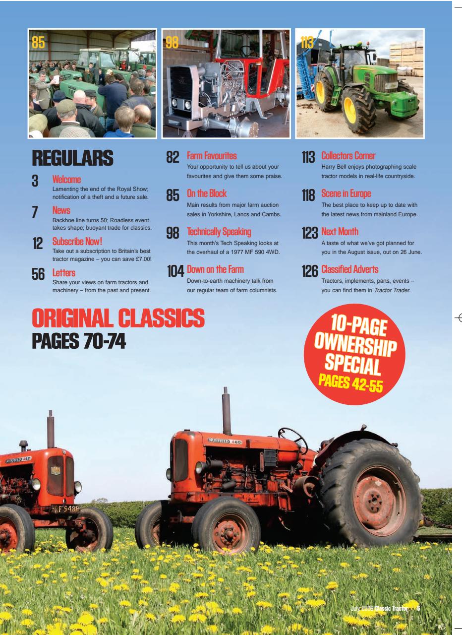 Classic Tractor Preview Pages