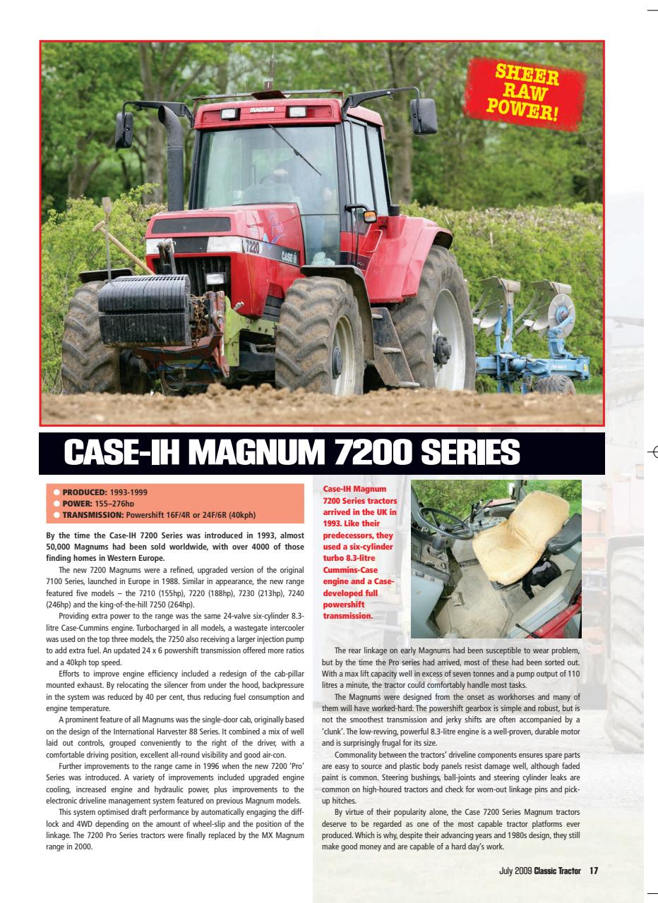 Classic Tractor Preview Pages