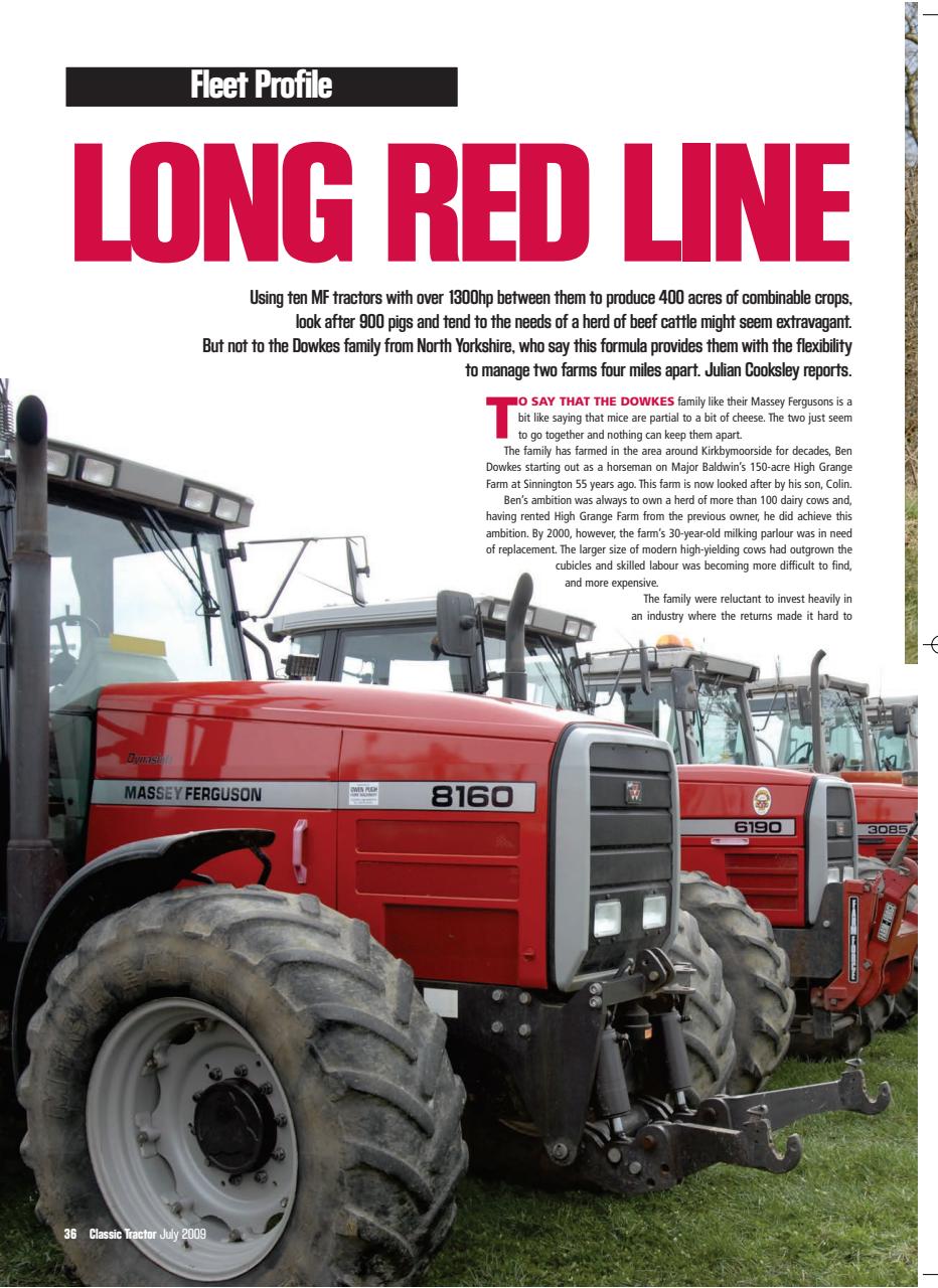 Classic Tractor Preview Pages