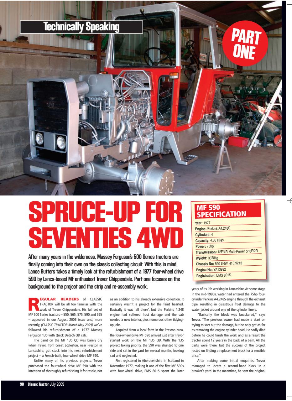 Classic Tractor Preview Pages