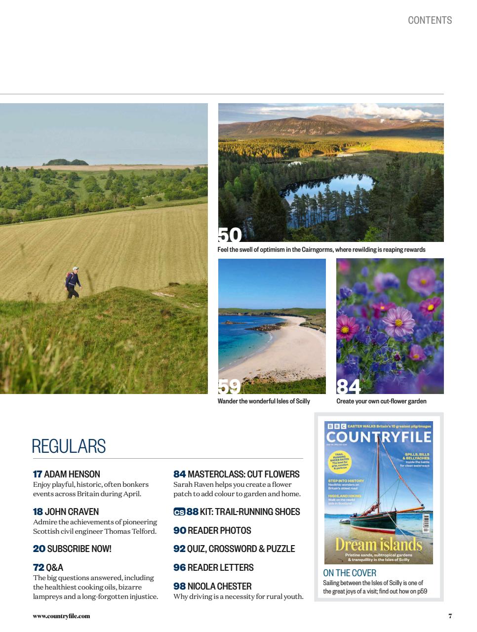 BBC Countryfile Magazine Preview Pages