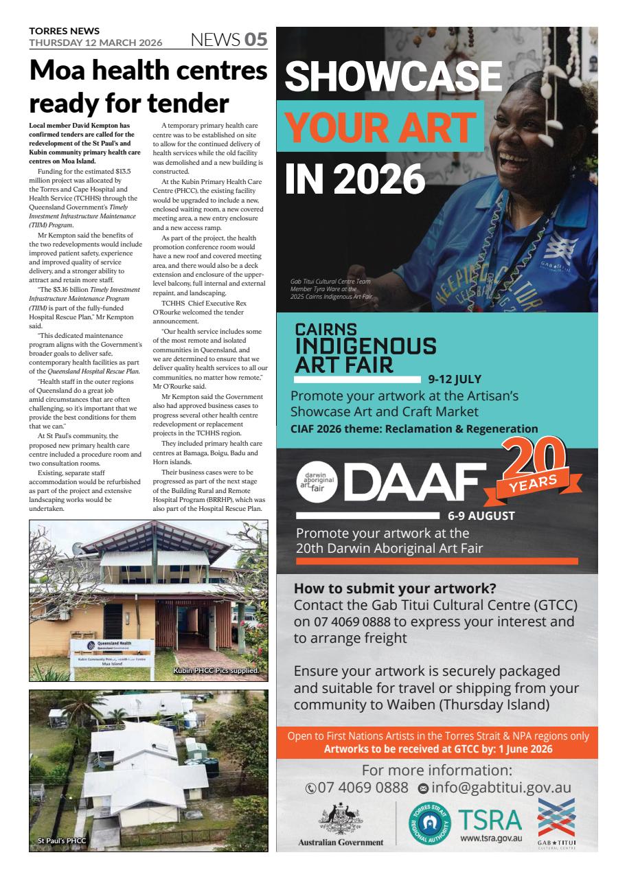 Torres News Preview Pages