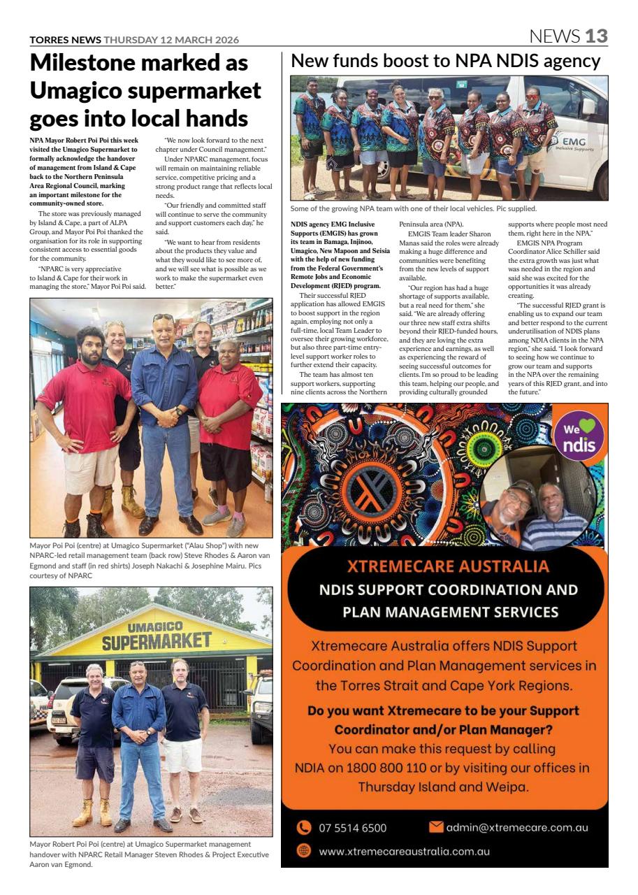 Torres News Preview Pages