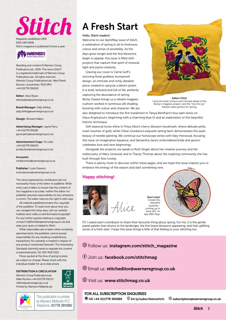 Stitch magazine Preview Pages