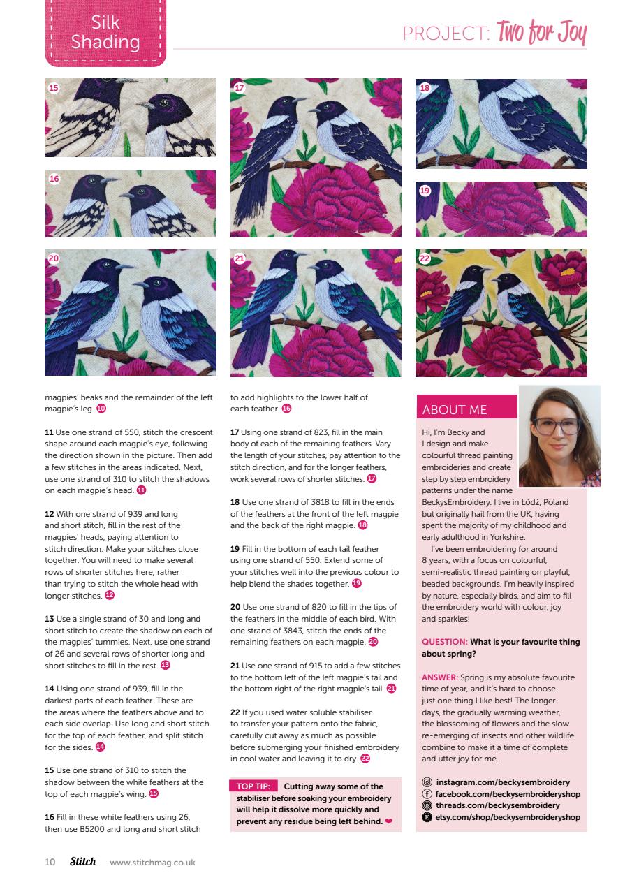 Stitch magazine Preview Pages