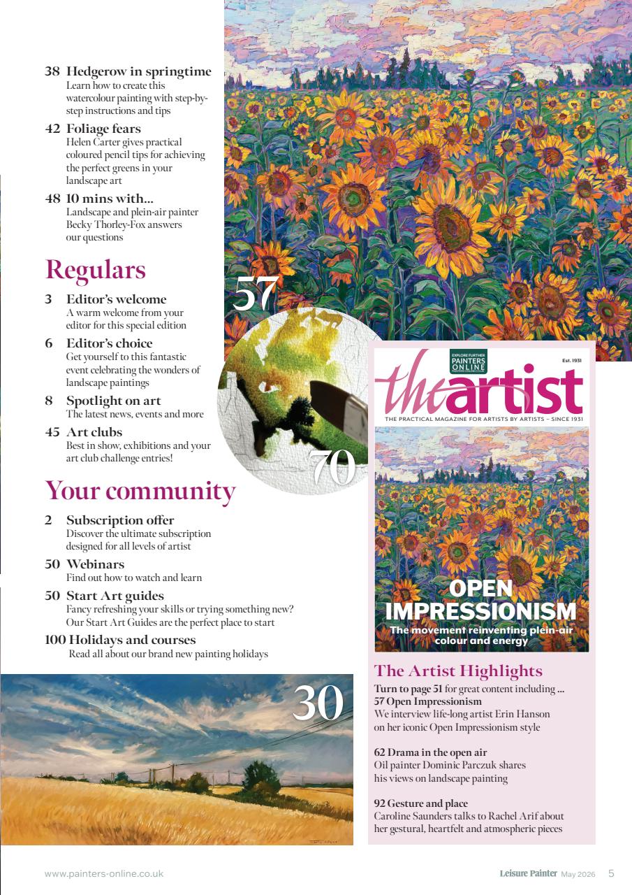 Leisure Painter & The Artist Preview Pages