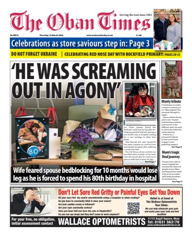 The Oban Times & Lochaber Times issue Thursday, March 12, 2026