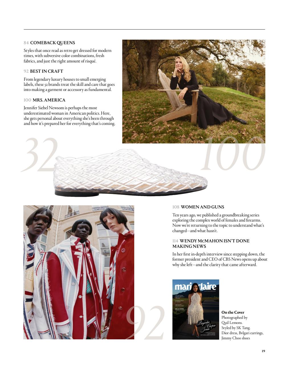 Marie Claire US Preview Pages