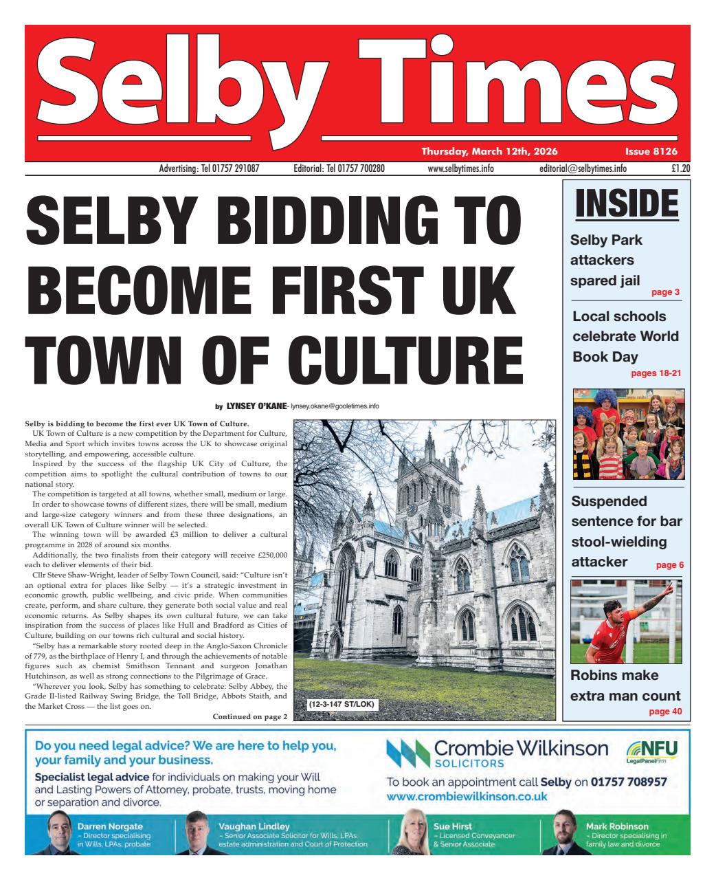 Selby Times Preview Pages