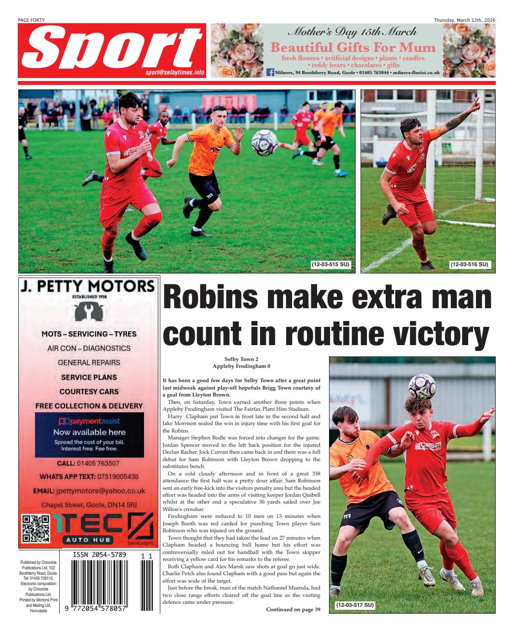 Selby Times Preview Pages