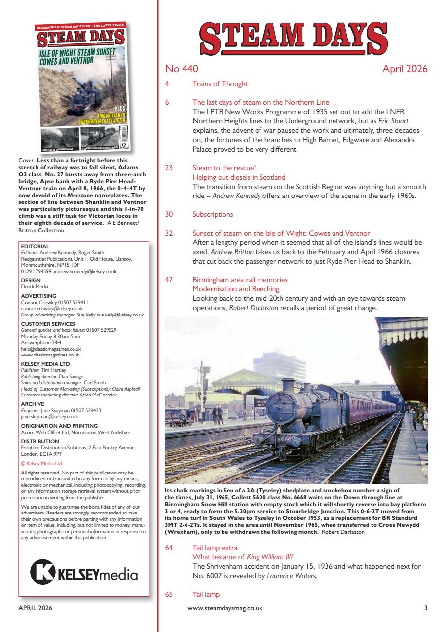 Steam Days Preview Pages