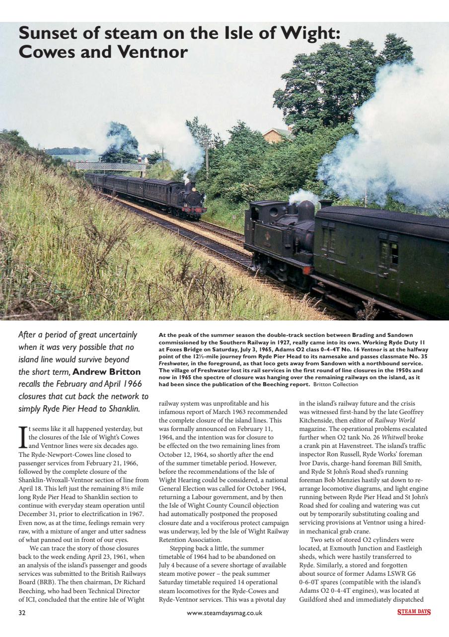 Steam Days Preview Pages