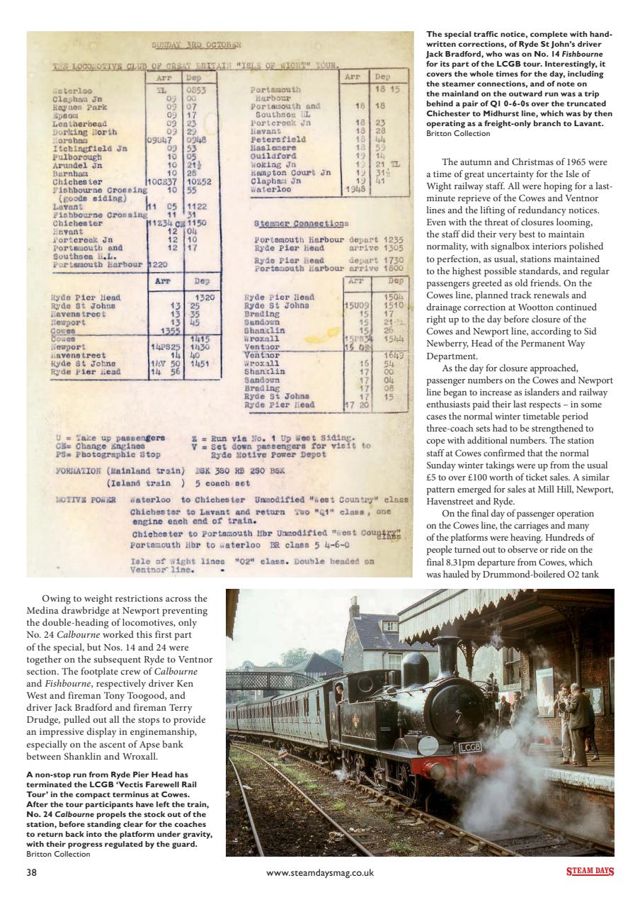 Steam Days Preview Pages