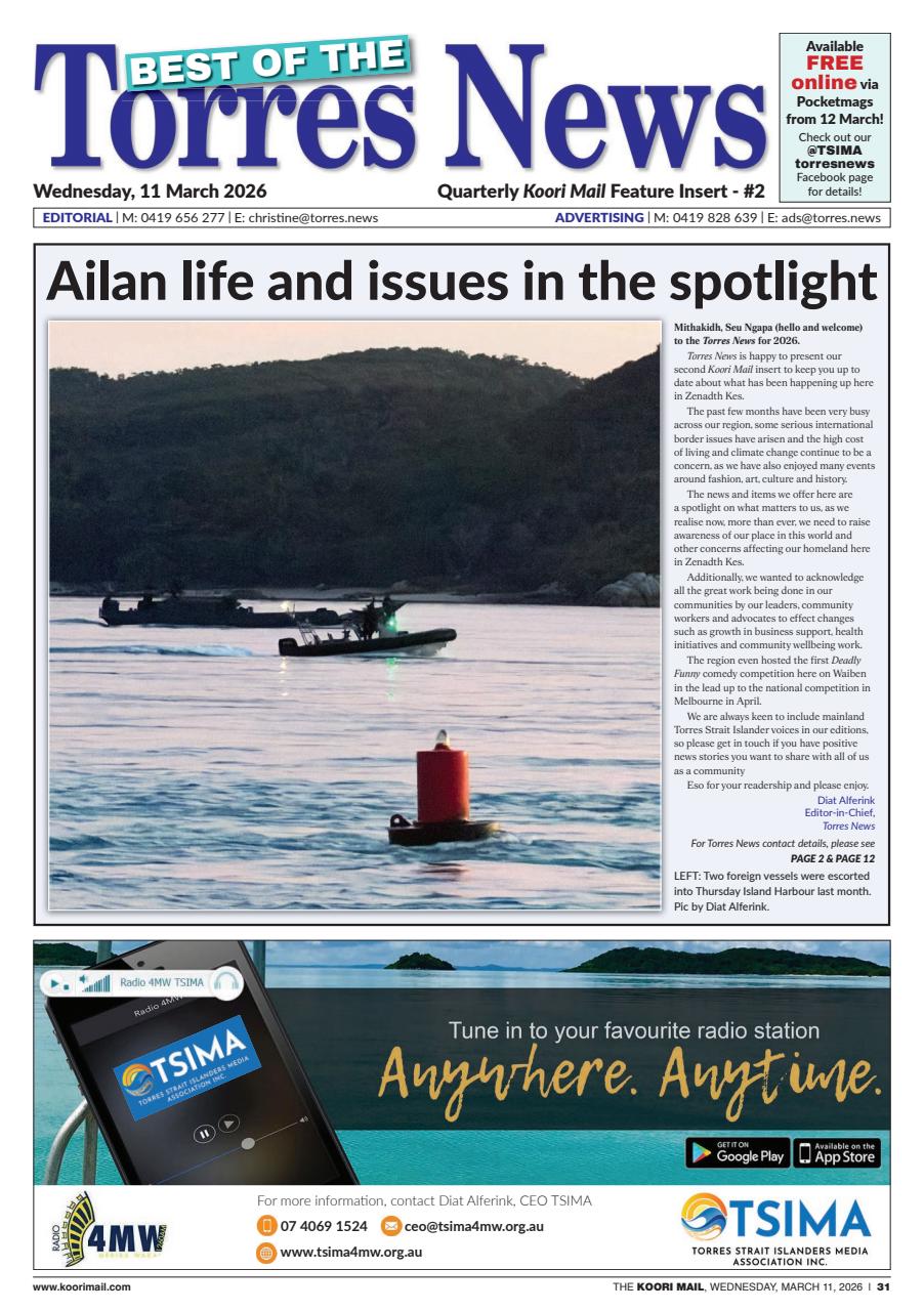 Torres News Preview Pages