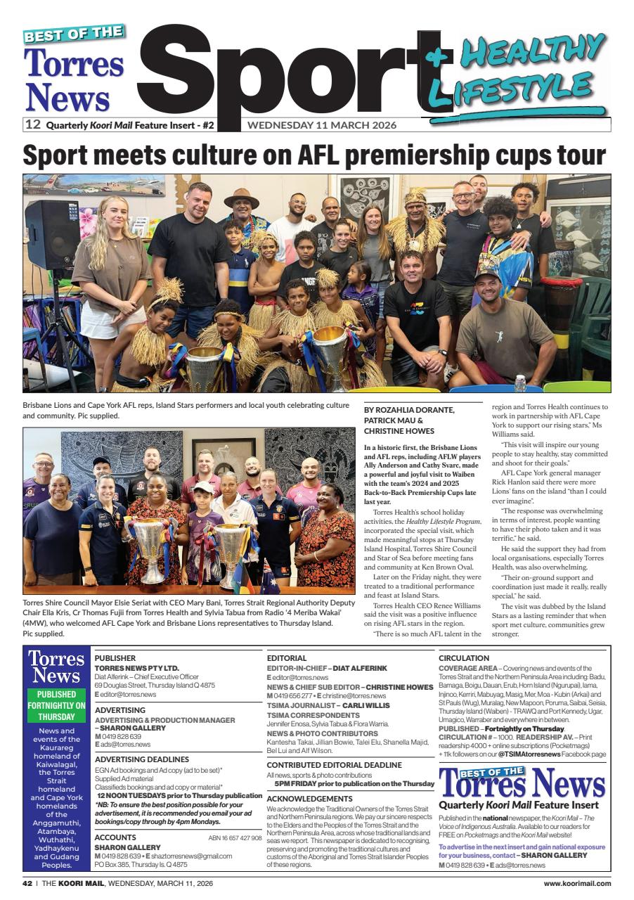 Torres News Preview Pages