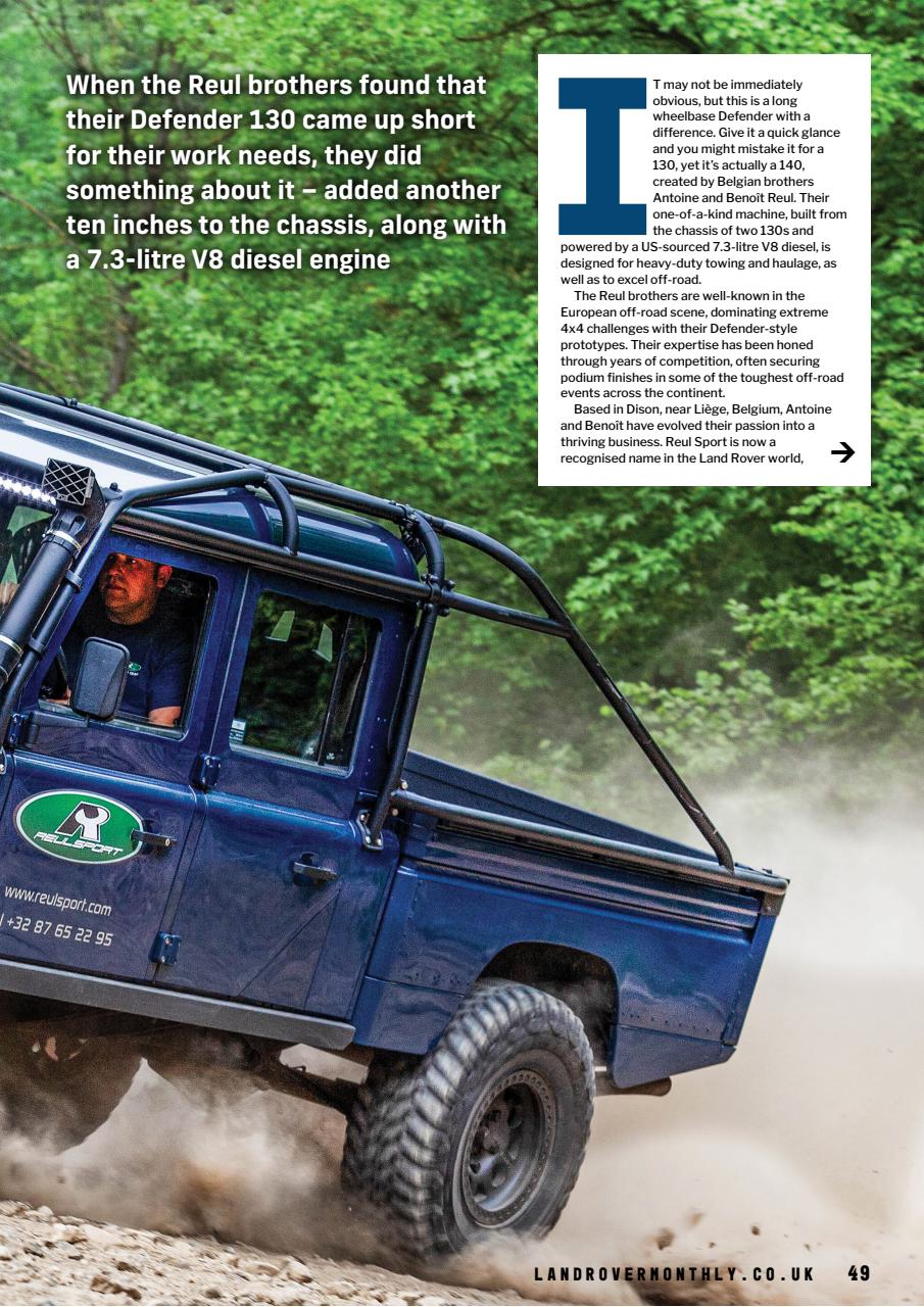Land Rover Monthly Preview Pages