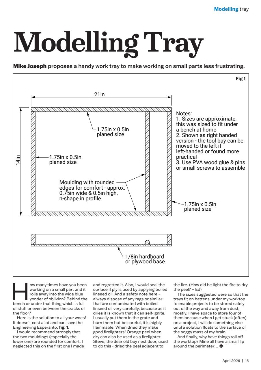 Model Engineer & Workshop Magazine Preview Pages