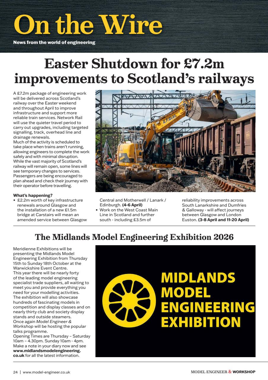 Model Engineer & Workshop Magazine Preview Pages