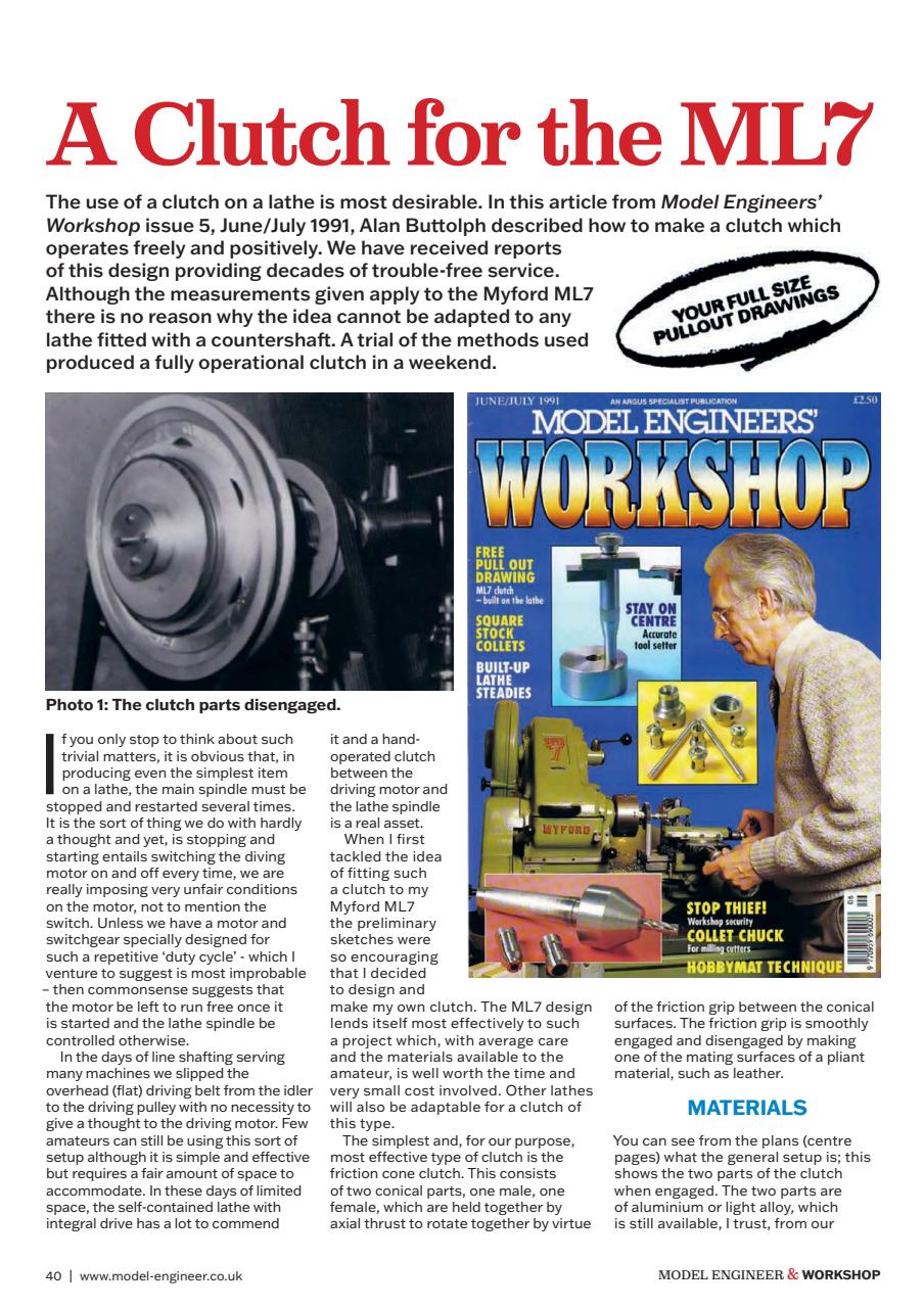 Model Engineer & Workshop Magazine Preview Pages