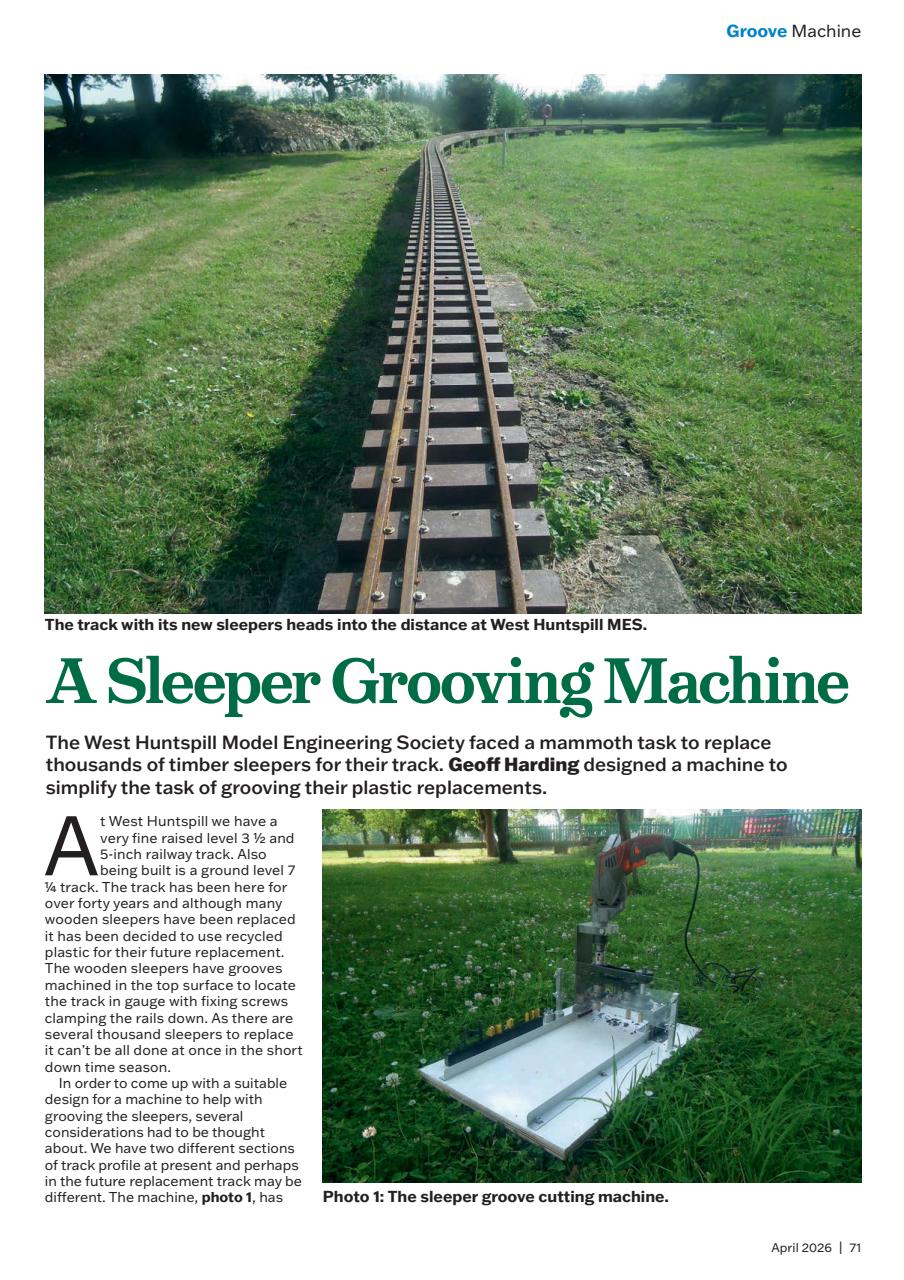 Model Engineer & Workshop Magazine Preview Pages