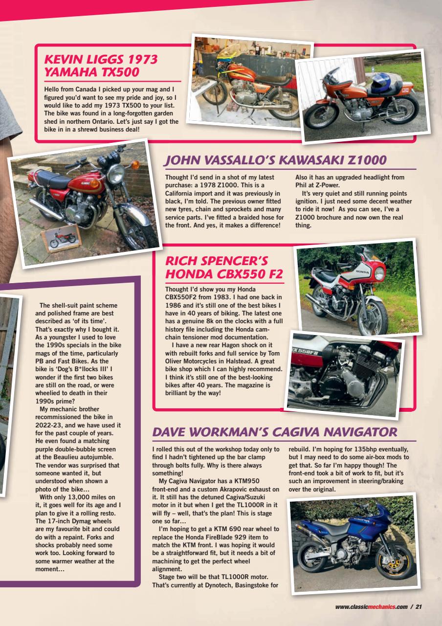 Classic Motorcycle Mechanics Preview Pages