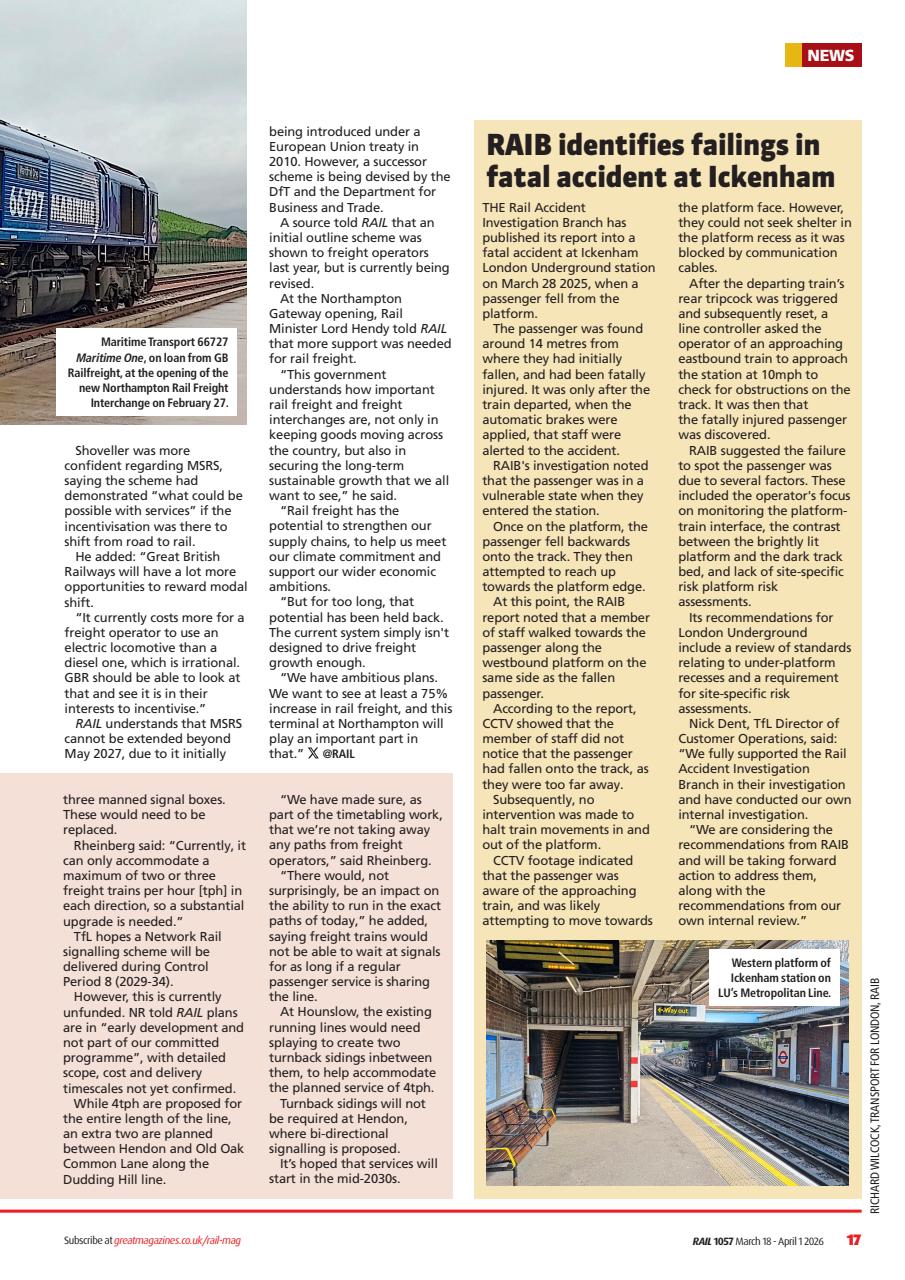 Rail Preview Pages