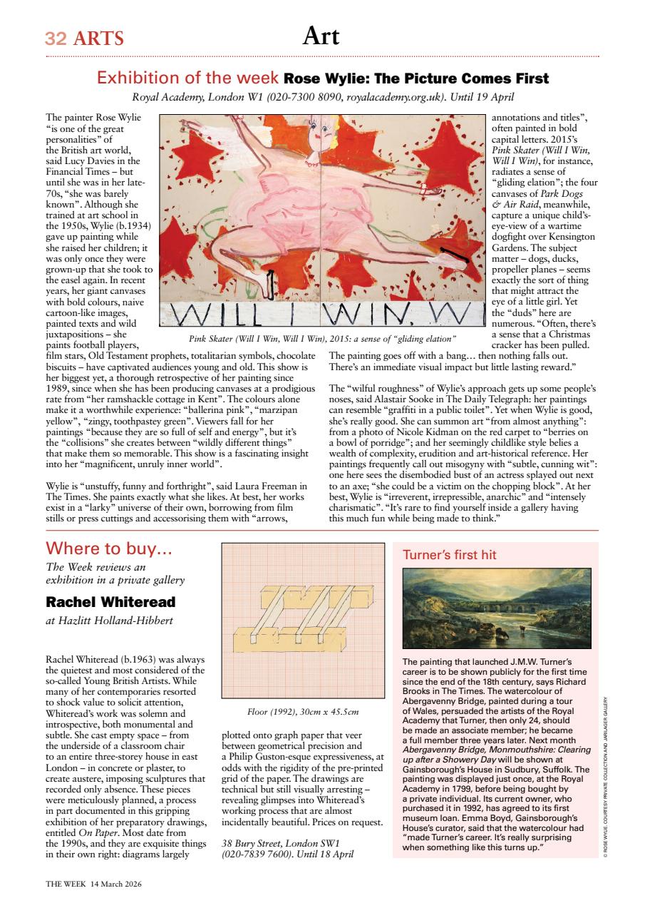 The Week Preview Pages