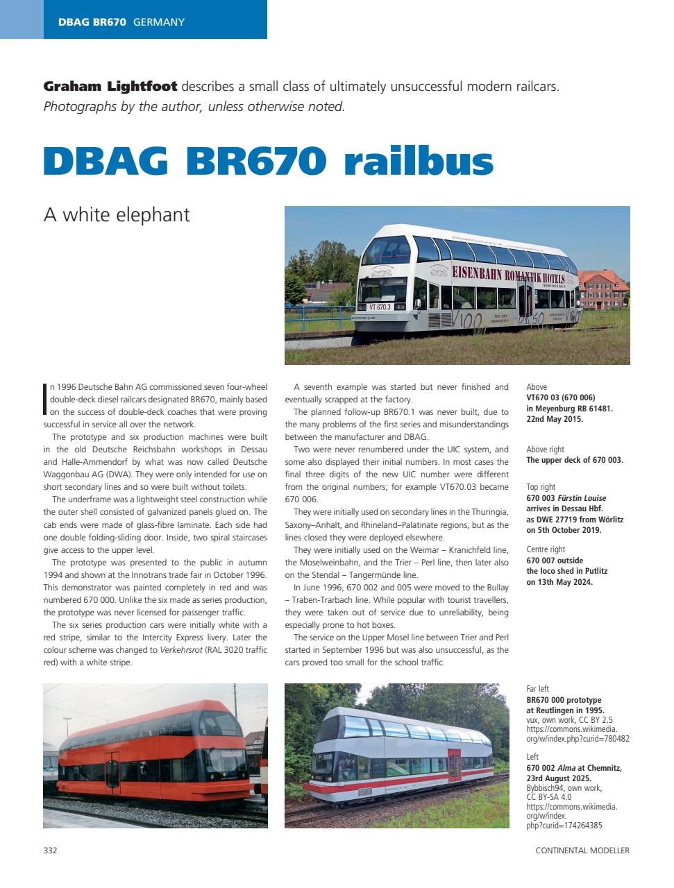 Continental Modeller Preview Pages