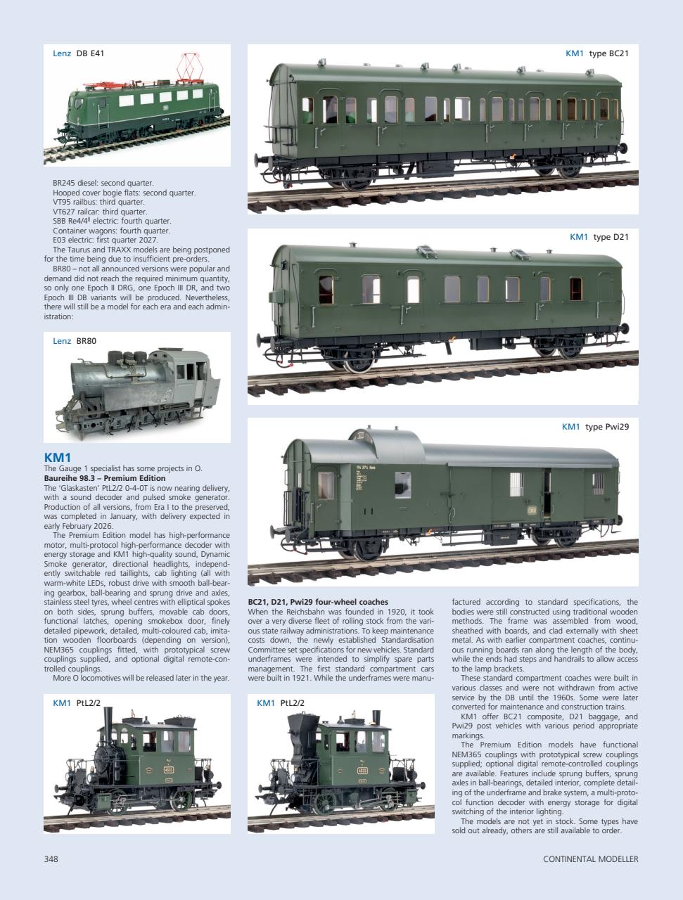 Continental Modeller Preview Pages