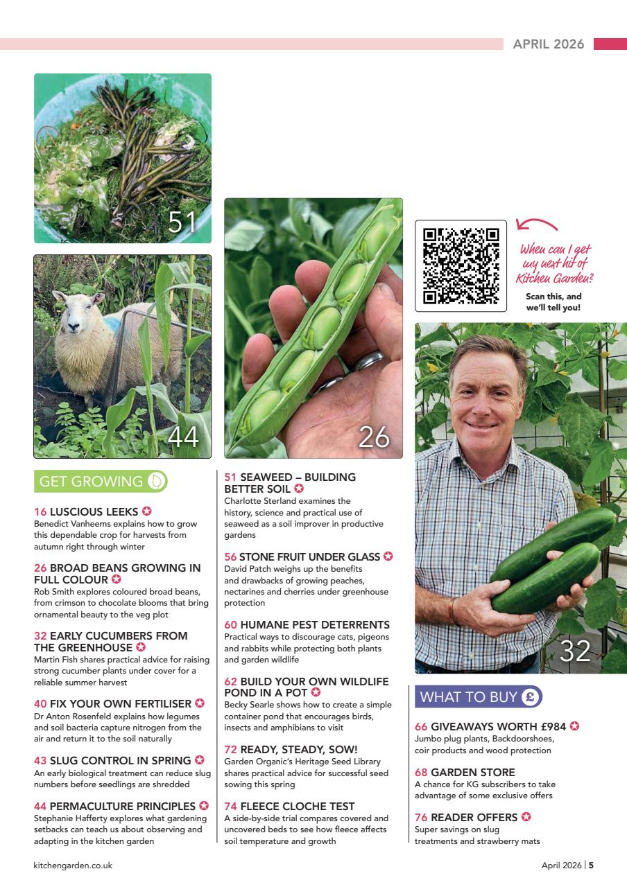 Kitchen Garden Magazine Preview Pages