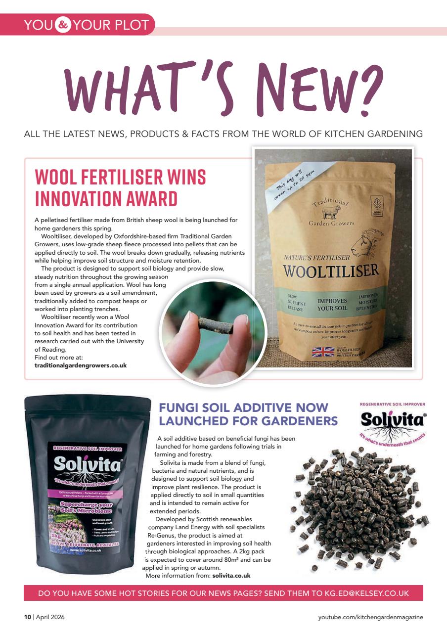 Kitchen Garden Magazine Preview Pages