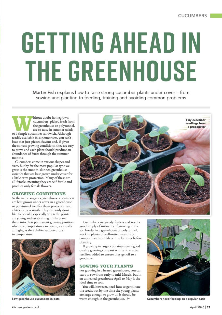 Kitchen Garden Magazine Preview Pages