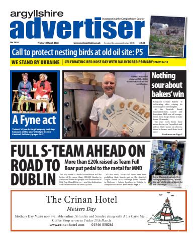 Argyllshire Advertiser issue Friday, March 13, 2026