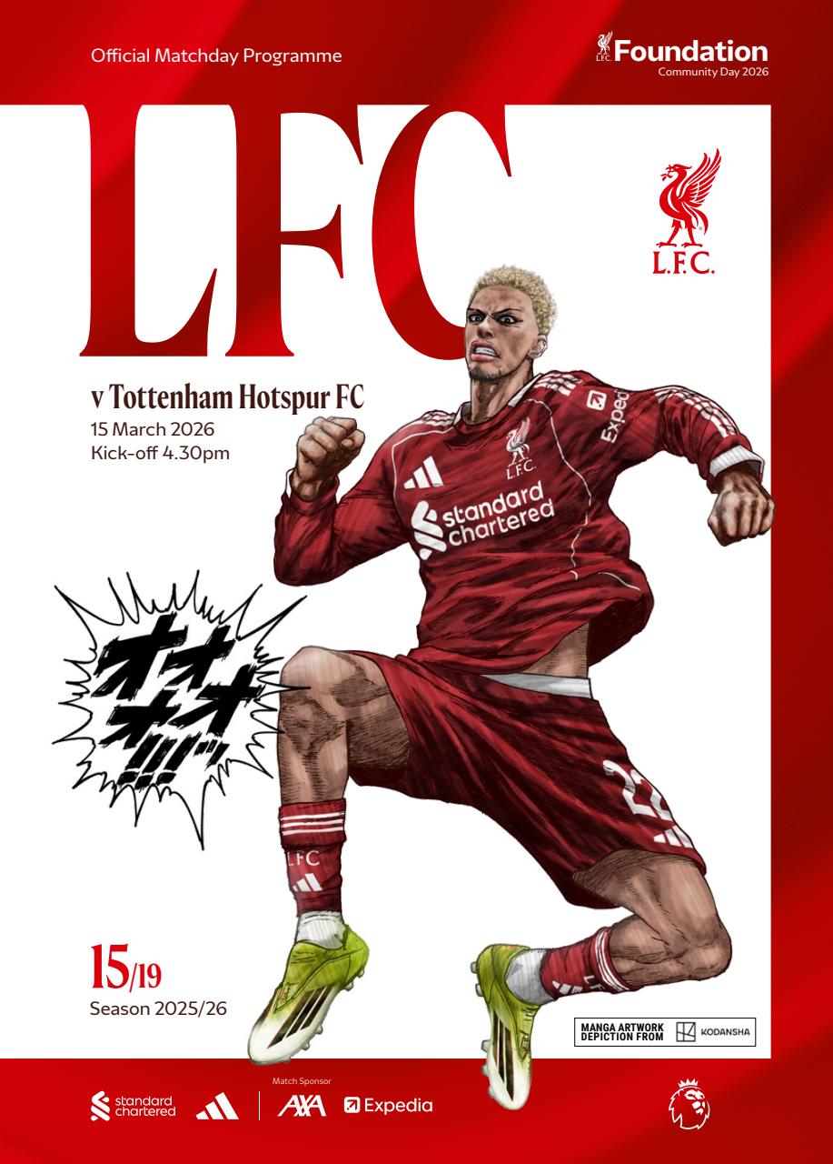 Liverpool FC Programmes Preview Pages